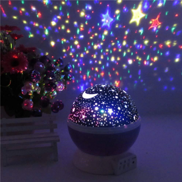 AuraStar 360° Rotating Cosmos Projector
