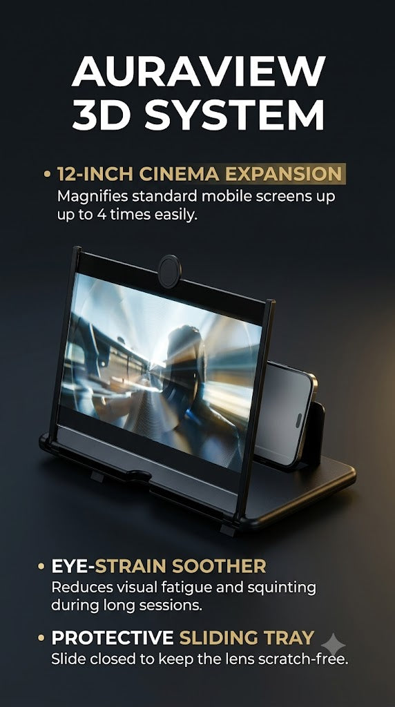 AuraView 3D Smartphone Screen Expander