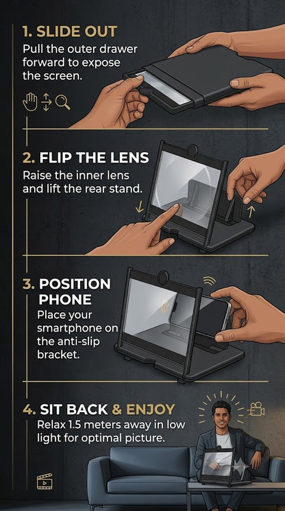 AuraView 3D Smartphone Screen Expander