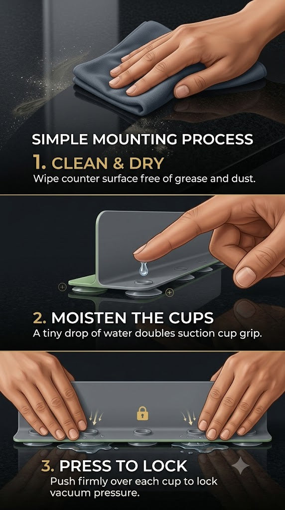 AquaShield Silicone Sink Splash Guard