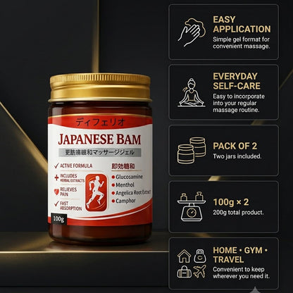 Japanese BAM™ Soothing Massage Gel – Pack of 2